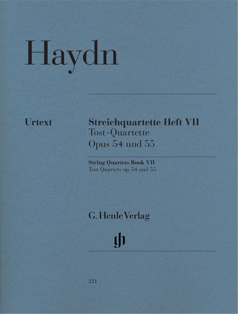 Streichquartette Heft VII op. 54 und 55
